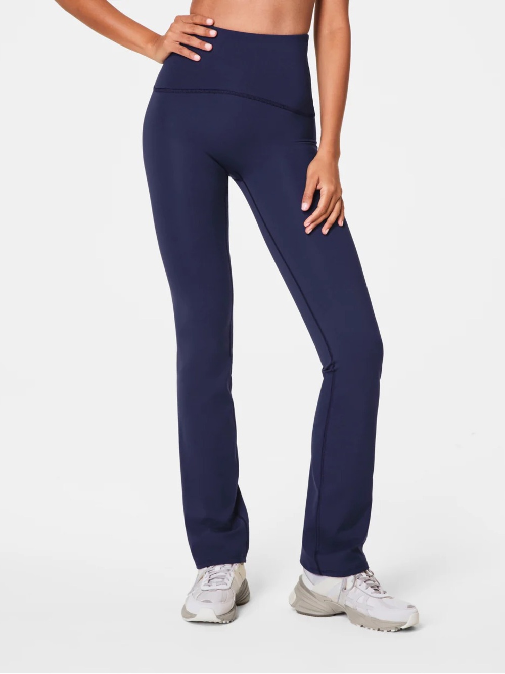 SPANX Navy Booty Boost Yoga Pants